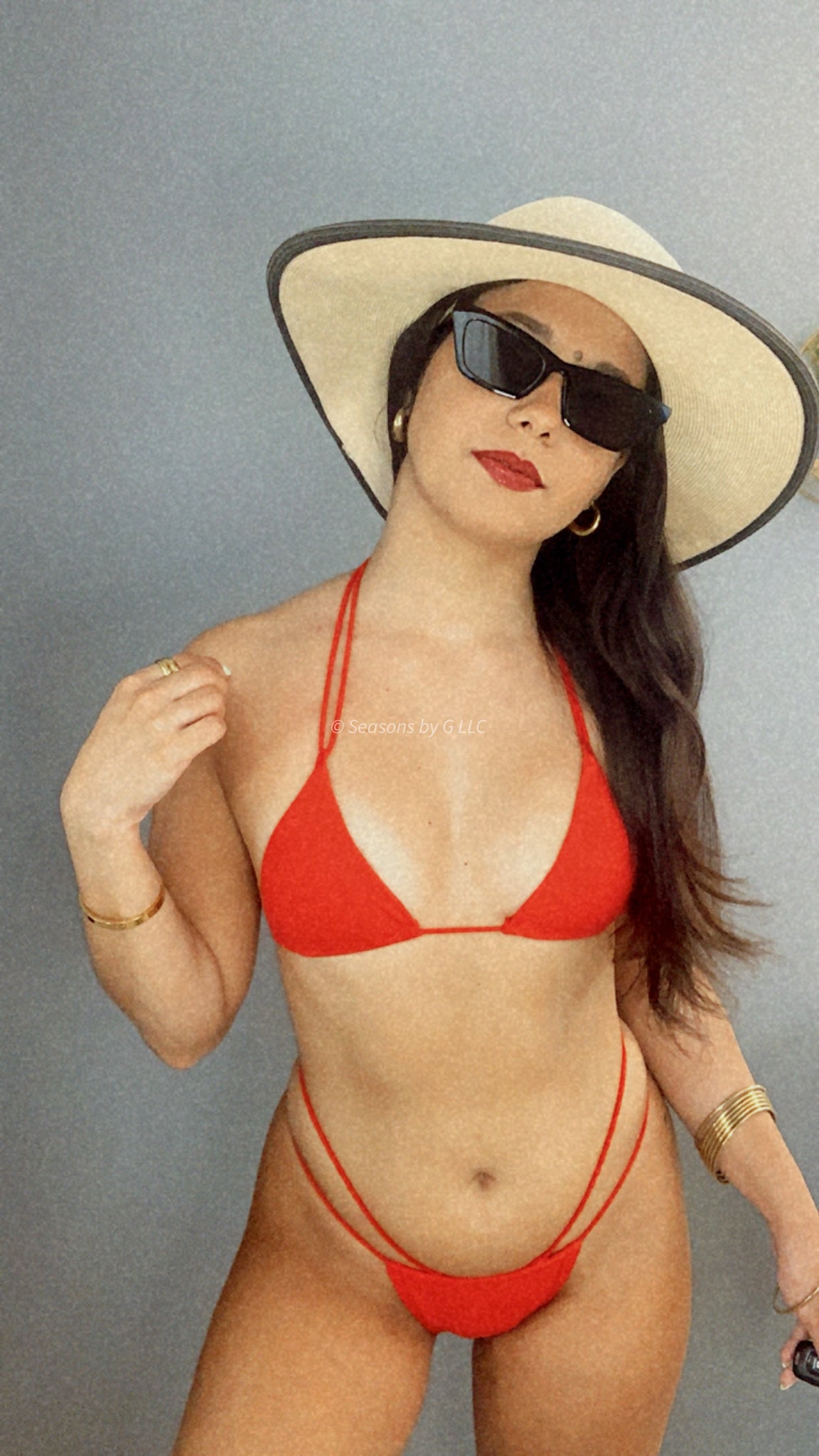 Red Bikini Set