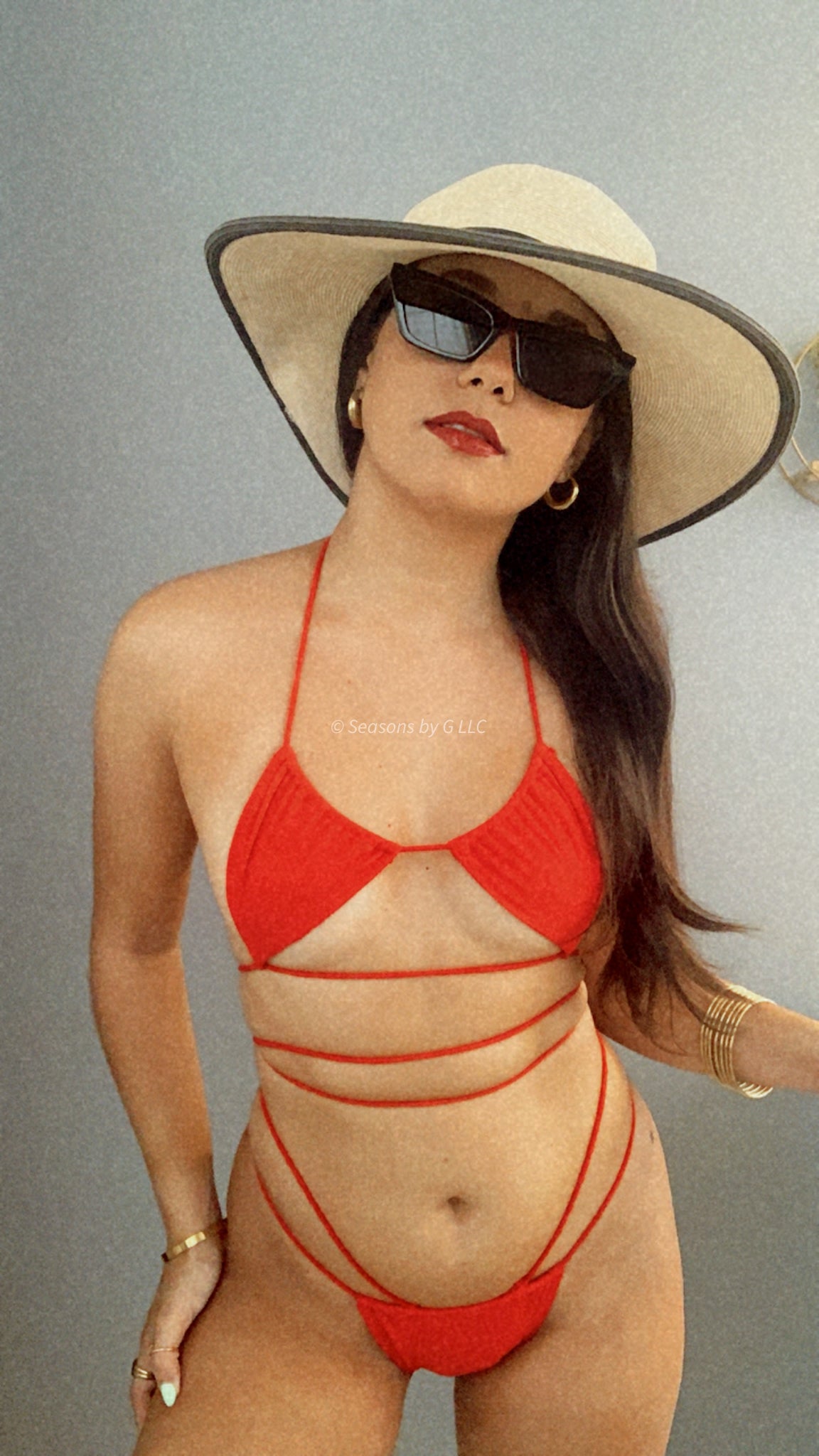 Red Bikini Set