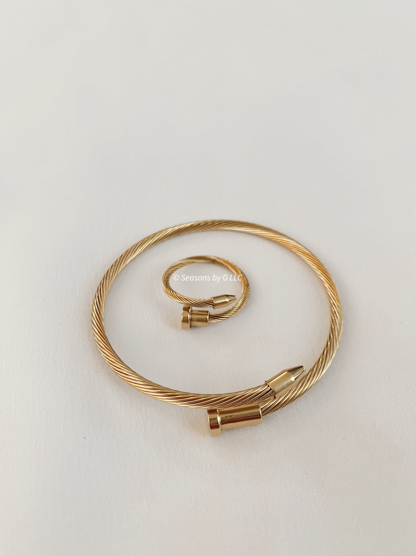 Clove Bangle & Ring Set